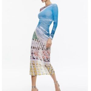 Alice and Olivia Delora Midi Dress